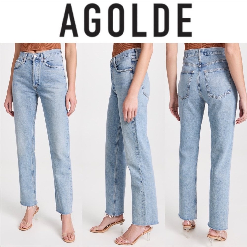 Agolde Mid Rise Lana jeans 30